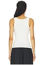 view 3 of 4 Military Rib Crop Tank in Undyed