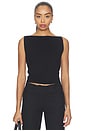view 1 of 4 CAMISETA TIRANTES PUNTO FLUID JERSEY TANK in Black