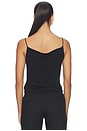 view 3 of 4 CAMISETA TIRANTES PUNTO FLUID JERSEY TANK in Black