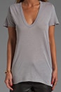 view 3 of 3 Tissue Jersey Loose Tee in Ashen