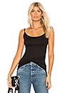 view 1 of 4 Tunic Layer Tank in Black