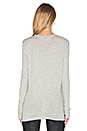 view 3 of 5 TOP LOOSE COL ROND EN CACHEMIRE in Light Heather Gray