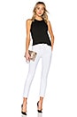 view 4 of 4 Tissue Jersey Cropped Sheath Tank in Black