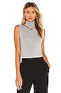 view 1 of 5 Lurex Jersey Sleeveless Turtleneck in Silver