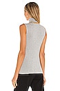 view 3 of 5 Lurex Jersey Sleeveless Turtleneck in Silver