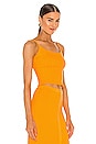 view 2 of 4 Rib Cropped Tank in Mango