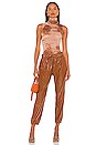view 4 of 4 Sleeveless Turtleneck Top in Cognac Oxide