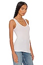 view 2 of 4 Silk Knit Tank in White