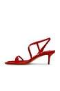 view 5 of 5 Delicat Heel in Red Satin