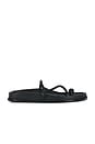view 1 of 5 Bari Sandal in Black Nappa With Black Sole