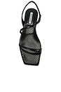 view 4 of 5 SANDALIA DELICE in Black Embossed Snake Print