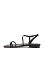 view 5 of 5 SANDALIA DELICE in Black Embossed Snake Print