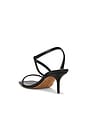 view 3 of 5 Delicat Heel in Black Embossed Snake Print