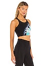 view 2 of 4 Bella Bralette in Onyx, Azul, & Peony