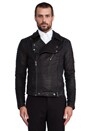 view 1 of 7 Blouson En Cuir in Black