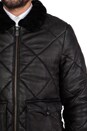 view 6 of 6 Vladim Quilted Bomber in Black Stone