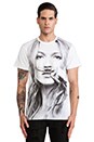 view 1 of 3 T-SHIRT GRAPHIQUE MOKAT in White