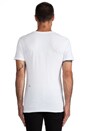 view 3 of 4 Droola Graphic Tee in White