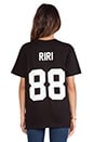 view 4 of 4 Riri Back Number Tee in Black