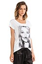 view 2 of 4 Kate Moss Mustache Tee in White
