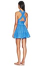 view 3 of 3 Selma Short Dress in Azure Blue
