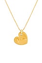view 2 of 2 COLLAR AMOUR in Gold