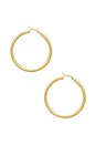 view 2 of 2 Bleecker Hoop Earring in Gold