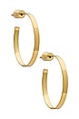 view 1 of 3 Whisp Hoops in Gold