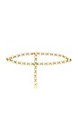 view 2 of 3 Paloma Chain Belt in Gold