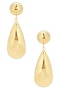 view 1 of 2 Ball & Drop Earrings in Gold