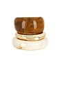 view 2 of 6 BRACELETS ASSORTIS in Cream, Cayenne Acrylic & Gold