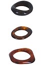 view 6 of 6 CONJUNTO DE BRAZALETE in Coffee