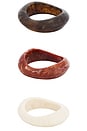 view 4 of 6 Bangles Set Of 3 in Deep Multi