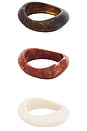 view 6 of 6 Bangles Set Of 3 in Deep Multi