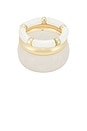 view 1 of 6 JUEGO DE BRAZALETES DE 3 in Cloudy White & Gold
