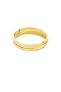 view 3 of 6 Thin Crystal & Croissant Bracelets Set Of 3 in Gold