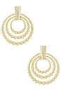 view 1 of 2 PENDIENTES DE ARO in Gold