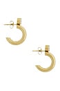 view 2 of 6 Mini Hoop & Earcuff Set Of 3 in Gold