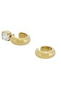 view 4 of 6 Mini Hoop & Earcuff Set Of 3 in Gold