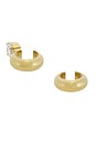 view 5 of 6 Mini Hoop & Earcuff Set Of 3 in Gold