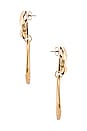 view 2 of 3 Cinnamon Earrings in Gold