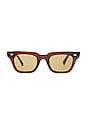 view 1 of 3 Stereo Sunglasses in Maple Polished & Brown