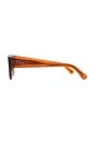 view 3 of 3 Candy Sunglasses in Brown Gradient Polished & Black