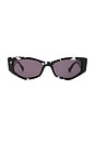 view 1 of 3 LUNETTES DE SOLEIL in Black Tortoise Polished & Grey