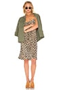 view 4 of 4 Kate Moss for Equipment Jessa Cheetah Print Slip Dress in Natural