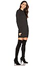 view 2 of 3 Willy Mini Sweater Dress in Charcoal Heather in Charcoal Heather Grey