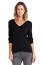 view 1 of 4 Cecile V Neck Sweater in Black