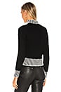 view 3 of 4 PULL À COL ROULÉ ALYONNE in True Black & Natural White