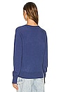view 3 of 4 Madalene V-Neck Sweater in Blue Indigo