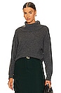 view 1 of 4 Mathilde Turtleneck Sweater in Heather Grey